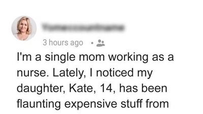 My 14-Year-Old Daughter Brought Home Luxury Items, Then I Caught Her with an Man near Her School
