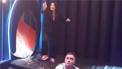حقيقة حذف حلقة حسن شاكوش وطليقته من برنامج رامز جلال