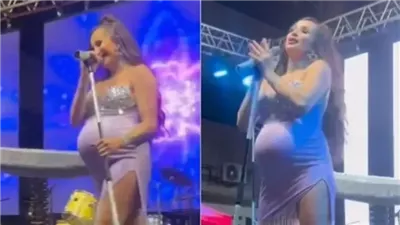 حامل في شهرها الثامن .. مايا نعمة نجمة ستار أكاديمي اللبنانية تشعل المسرح رقصًا