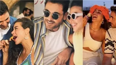 من هي الفتاة التي ظهرت مع أحمد عز؟ حبيبته !!