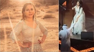 نوال الكويتية تتعرض لموقف ڠريب على المسرح.. ماذا فعلت؟